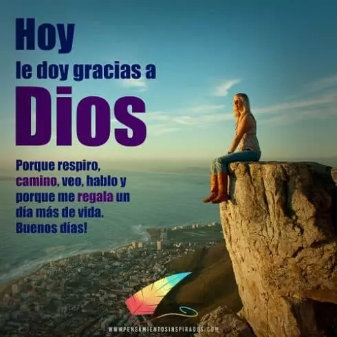 Imágenes de buenos días, gracias a dios hoy