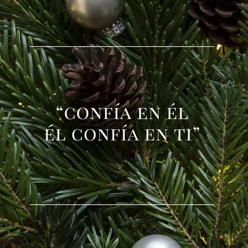 Confía en el El confía en ti.